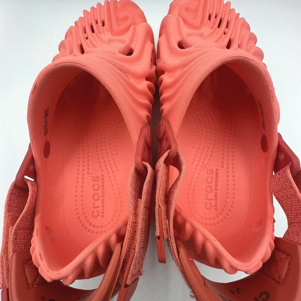Salehe Bembury Crocs Pollex Clog Persimmon Kids 5+ Size J1 7 7/8″ 208600 C23